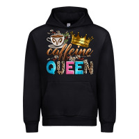 Black caffeine queen Urban Hoodie - Zillion Design Studio