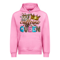 Fuchsia Pink caffeine queen Urban Hoodie - Zillion Design Studio