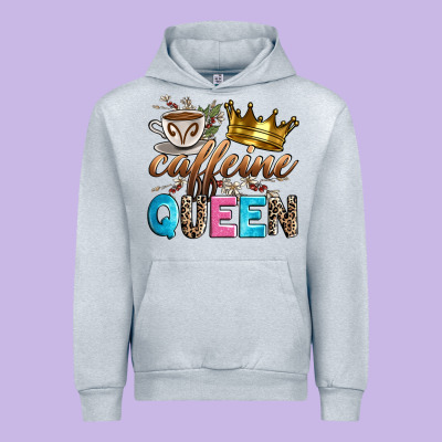 Caffeine Queen Urban Hoodie Designed By Zillion Design Studio