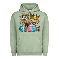 Pigment Oil Green caffeine queen Urban Hoodie - Zillion Design Studio