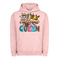Pigment Salmon caffeine queen Urban Hoodie - Zillion Design Studio