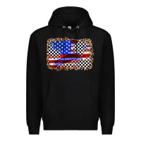 Black race american flag Premium Hoodie - Zillion Design Studio