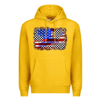 Lemon race american flag Premium Hoodie - Zillion Design Studio