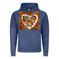 Vintage Denim western fall heart Vintage Hoodie - AdoDesignShop