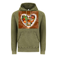 Vintage Olive western fall heart Vintage Hoodie - AdoDesignShop