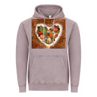 Western Fall Heart Vintage Hoodie | Teevron
