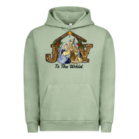 Pigment Oil Green christmas oh holly night Urban Hoodie - RanaPortraitStore