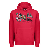 Cardinal peace love racing Premium Hoodie - Zillion Design Studio