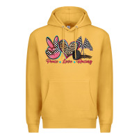 Mustard peace love racing Premium Hoodie - Zillion Design Studio