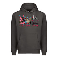 Smoke peace love racing Premium Hoodie - Zillion Design Studio