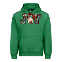 Emerald christmas joy cow Urban Hoodie - RanaPortraitStore