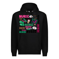 Black nurse Premium Hoodie - Zillion Design Studio