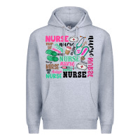 Heather Grey nurse Premium Hoodie - Zillion Design Studio