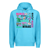 Ocean Blue nurse Premium Hoodie - Zillion Design Studio