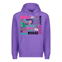 Purple nurse Premium Hoodie - Zillion Design Studio