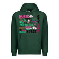 Sports Green nurse Premium Hoodie - Zillion Design Studio