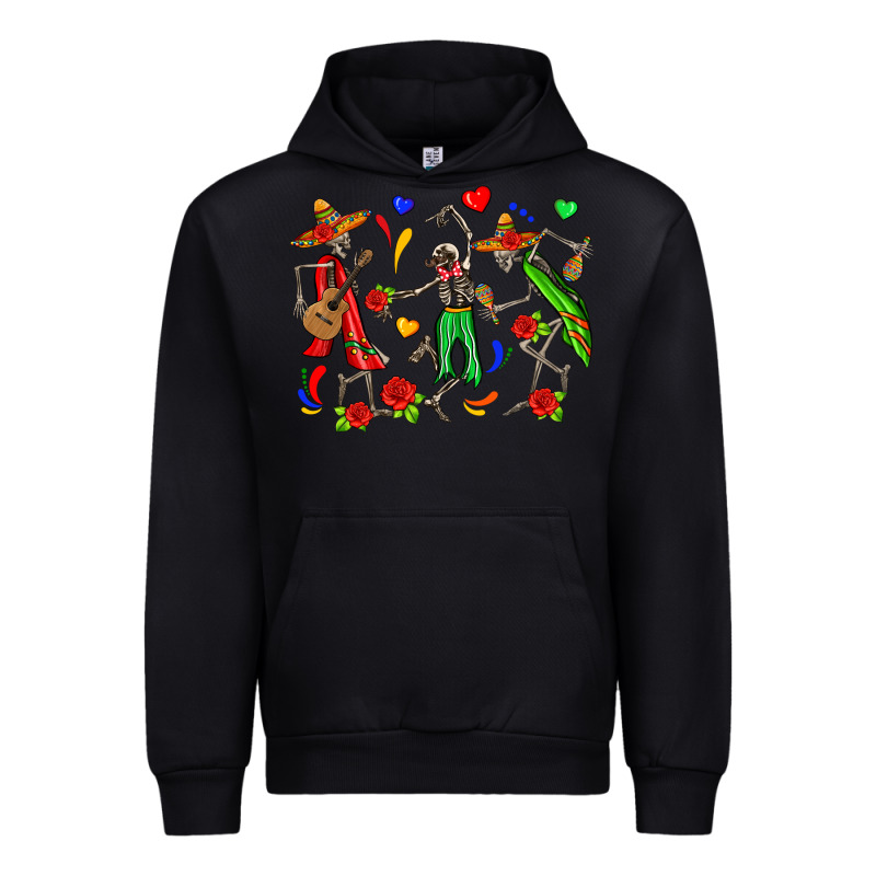 Mexican Skeletons Urban Hoodie by Zillion Design Studio | Teevron
