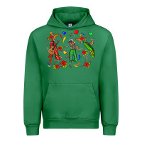 Emerald mexican skeletons Urban Hoodie - Zillion Design Studio