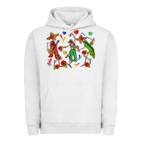 Pigment Lunar Rock mexican skeletons Urban Hoodie - Zillion Design Studio