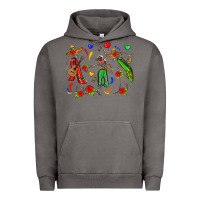 Pigment Tornado mexican skeletons Urban Hoodie - Zillion Design Studio