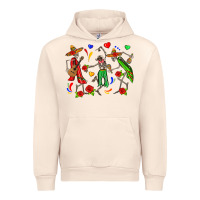 Sandshell mexican skeletons Urban Hoodie - Zillion Design Studio