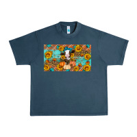 Midnight Navy Fall cow Urban Heavy Tee - Artiststas