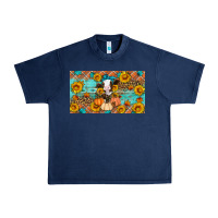 Navy Fall cow Urban Heavy Tee - Artiststas