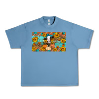 Pebble Blue Fall cow Urban Heavy Tee - Artiststas