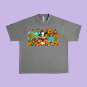 Fall Cow Urban Heavy Tee Designed By Artiststas