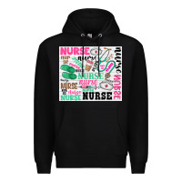 Black nurse Premium Hoodie - Zillion Design Studio