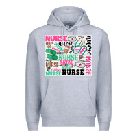 Heather Grey nurse Premium Hoodie - Zillion Design Studio