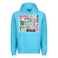 Ocean Blue nurse Premium Hoodie - Zillion Design Studio