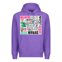 Purple nurse Premium Hoodie - Zillion Design Studio