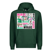 Sports Green nurse Premium Hoodie - Zillion Design Studio