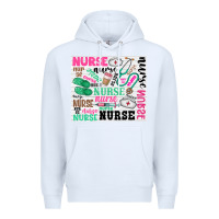 White nurse Premium Hoodie - Zillion Design Studio