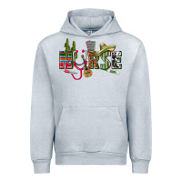 Heather Grey Mexican Nurse Urban Hoodie - texasbilliewilder