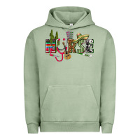 Pigment Oil Green Mexican Nurse Urban Hoodie - texasbilliewilder