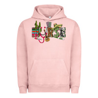Pigment Salmon Mexican Nurse Urban Hoodie - texasbilliewilder