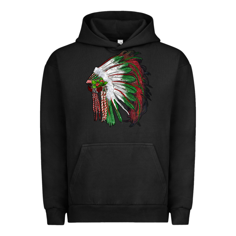 Christmas Indian Feather Headdress Urban Hoodie by RanaPortraitStore | Teevron