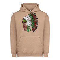 Pigment Burro christmas indian feather headdress Urban Hoodie - RanaPortraitStore
