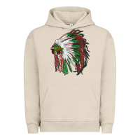 Pigment French Oak christmas indian feather headdress Urban Hoodie - RanaPortraitStore
