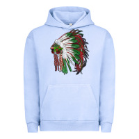 Pigment Grape Ice christmas indian feather headdress Urban Hoodie - RanaPortraitStore