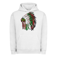 Pigment Lunar Rock christmas indian feather headdress Urban Hoodie - RanaPortraitStore