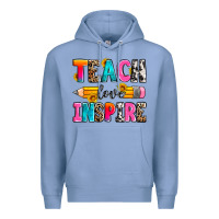 Colony Blue teach love inspire Premium Hoodie - Zillion Design Studio