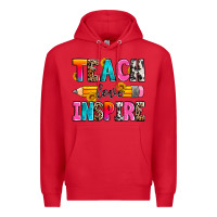 Red teach love inspire Premium Hoodie - Zillion Design Studio