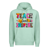 Seafoam teach love inspire Premium Hoodie - Zillion Design Studio