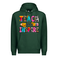 Sports Green teach love inspire Premium Hoodie - Zillion Design Studio