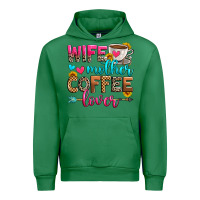 Emerald wife mother coffee lover Urban Hoodie - Zillion Design Studio