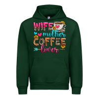 Forest Green wife mother coffee lover Urban Hoodie - Zillion Design Studio