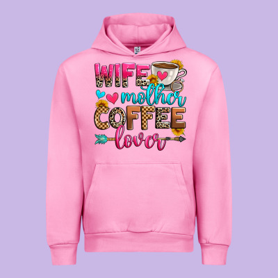 Wife Mother Coffee Lover Urban Hoodie Designed By Zillion Design Studio